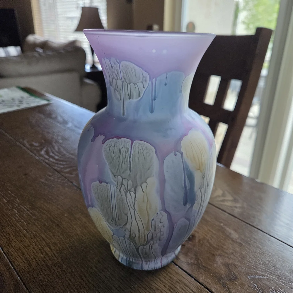 Vintage 80s Rueven Art Glass 9
